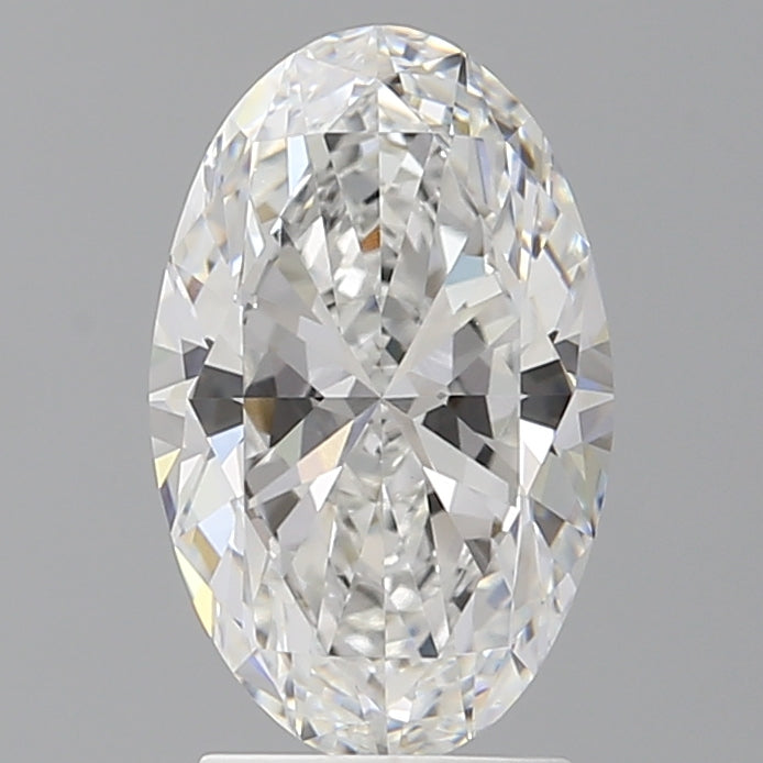 2.60 Carat Oval Shaped, Ideal Cut, E Color, VVS2 Clarity, IGI Certified Lab Grown Diamond