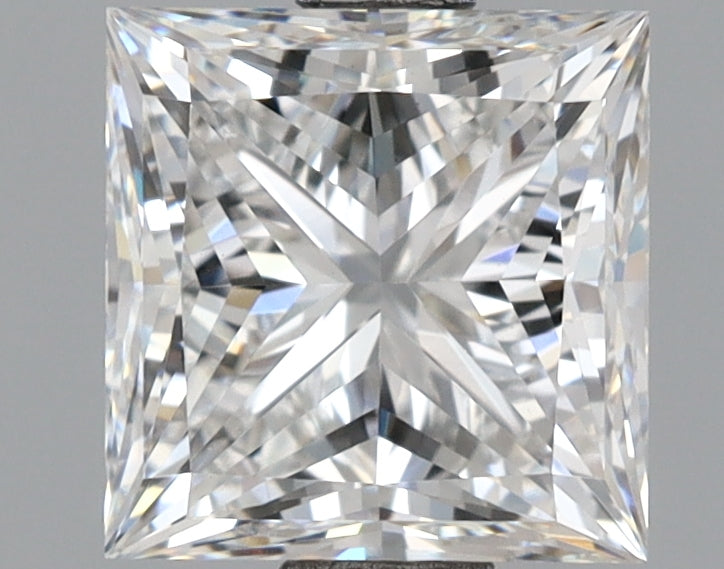 2.01 Carat Princess Shaped, Ideal Cut, D Color, VS1 Clarity, IGI Certified Lab Grown Diamond