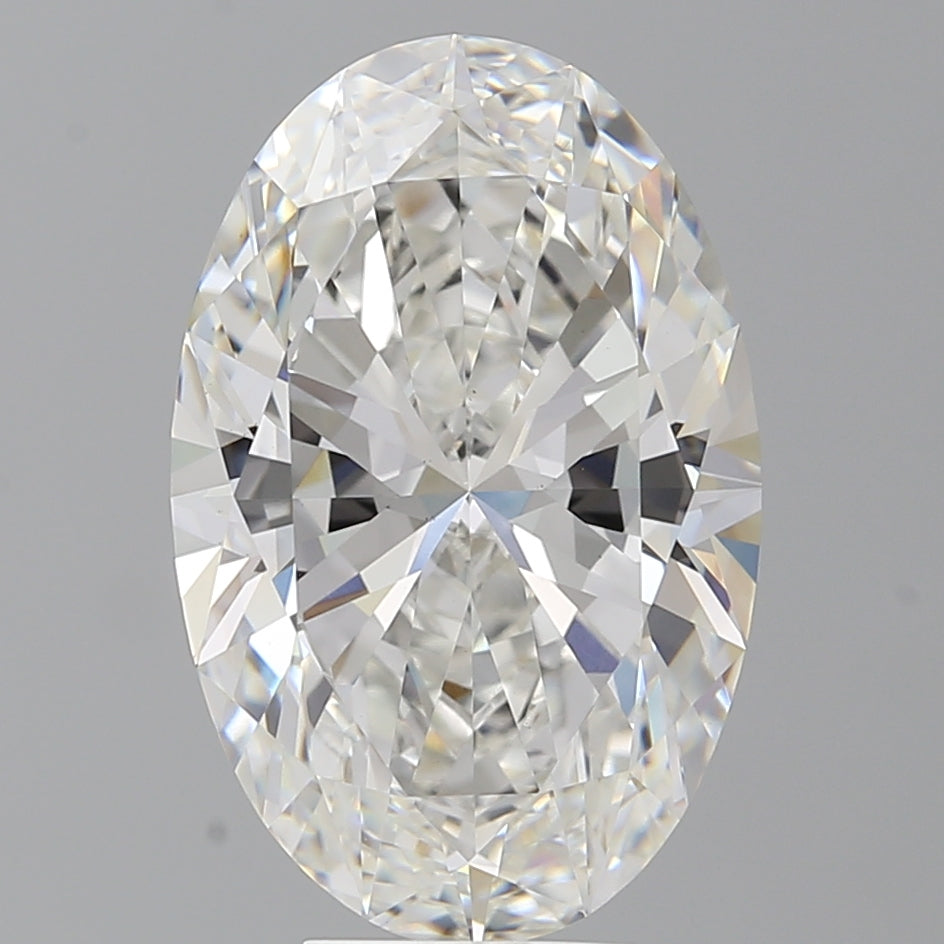 6.60 Carat Oval Shaped, Ideal Cut, F Color, VVS2 Clarity, IGI Certified Lab Grown Diamond