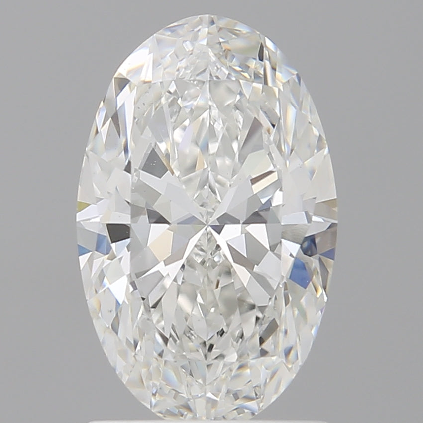 1.60 Carat Oval Shaped, Ideal Cut, E Color, VVS2 Clarity, IGI Certified Lab Grown Diamond