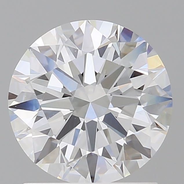 1.50 Carat Round Shaped, Excellent Cut, D Color, VVS2 Clarity, IGI Certified Lab Grown Diamond
