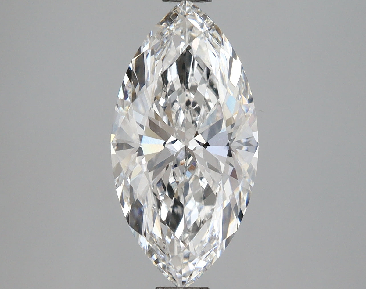 2.59 Carat Marquise Shaped, Ideal Cut, E Color, VVS2 Clarity, IGI Certified Lab Grown Diamond