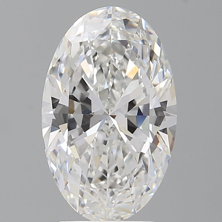 3.60 Carat Oval Shaped, Ideal Cut, E Color, VVS2 Clarity, IGI Certified Lab Grown Diamond