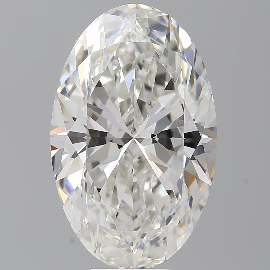 10.06 Carat Oval Shaped, Ideal Cut, F Color, VVS2 Clarity, IGI Certified Lab Grown Diamond