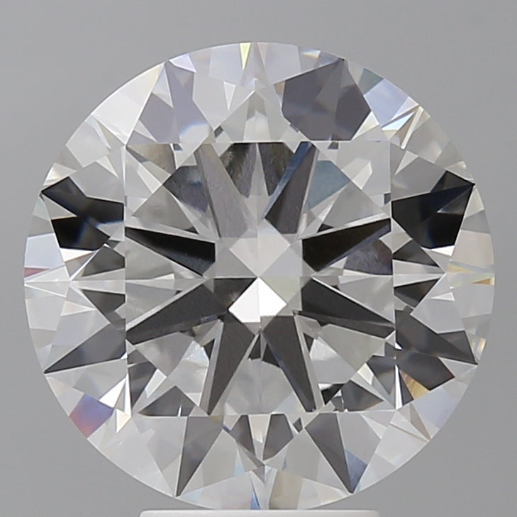 6.00 Carat Round Shaped, Excellent Cut, F Color, VVS2 Clarity, IGI Certified Lab Grown Diamond