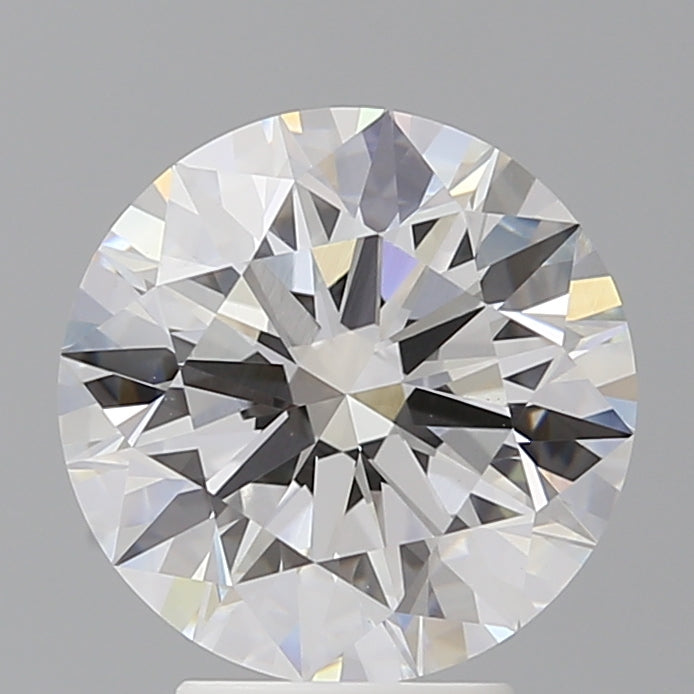 4.03 Carat Round Shaped, Ideal Cut, E Color, VVS2 Clarity, IGI Certified Lab Grown Diamond