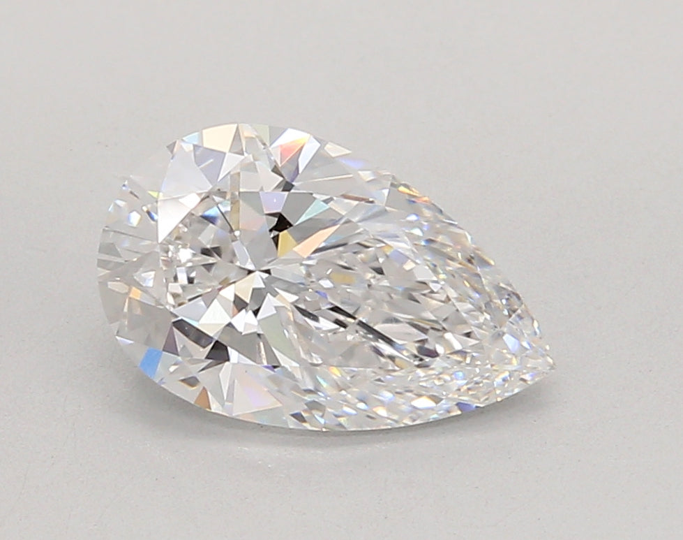 2.06 Carat Pear Shaped, Ideal Cut, D Color, VVS1 Clarity, IGI Certified Lab Grown Diamond