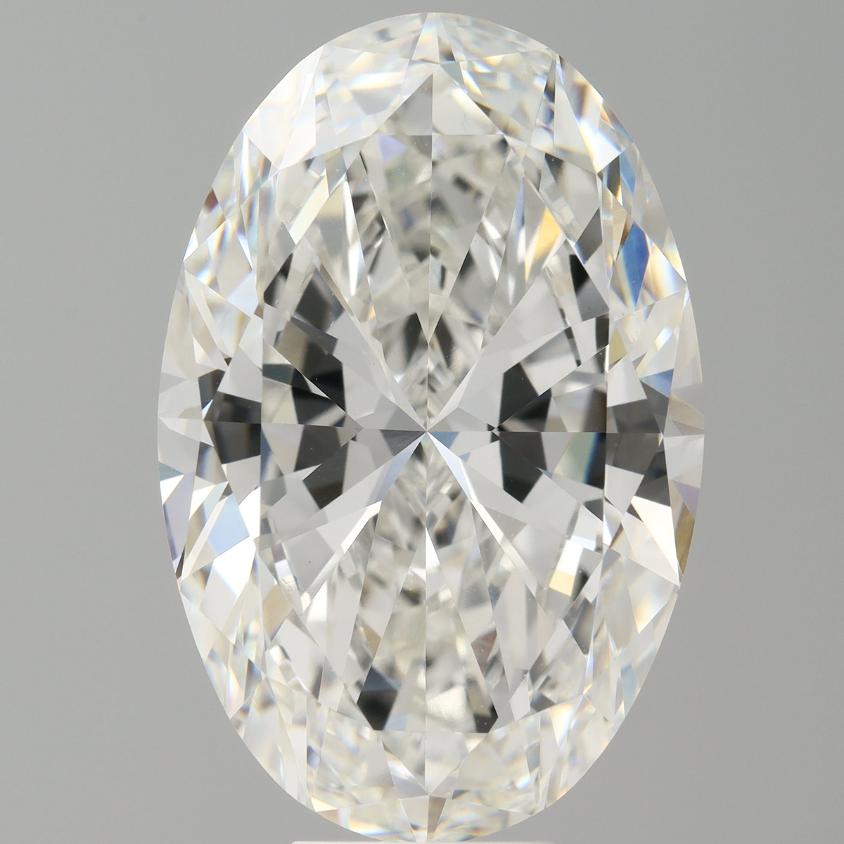 10.56 Carat Oval Shaped, Ideal Cut, F Color, VVS2 Clarity, IGI Certified Lab Grown Diamond