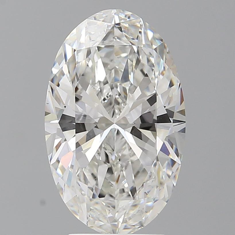 4.09 Carat Oval Shaped, Ideal Cut, F Color, VS1 Clarity, IGI Certified Lab Grown Diamond