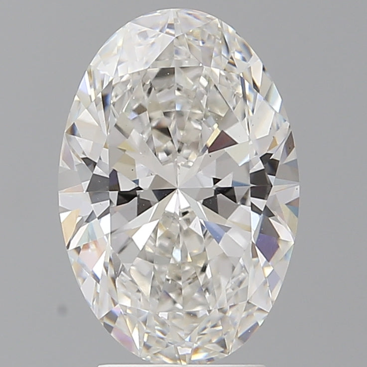 3.60 Carat Oval Shaped, Ideal Cut, F Color, VS2 Clarity, IGI Certified Lab Grown Diamond