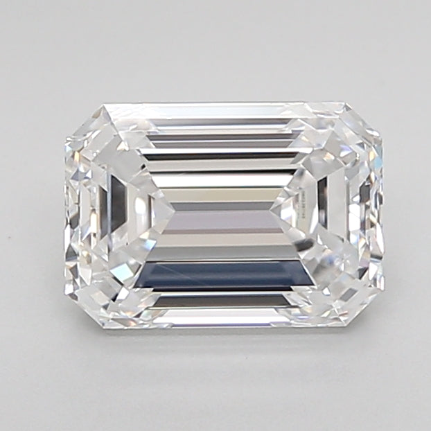 1.60 Carat Emerald Shaped, Ideal Cut, D Color, IF Clarity, IGI Certified Lab Grown Diamond