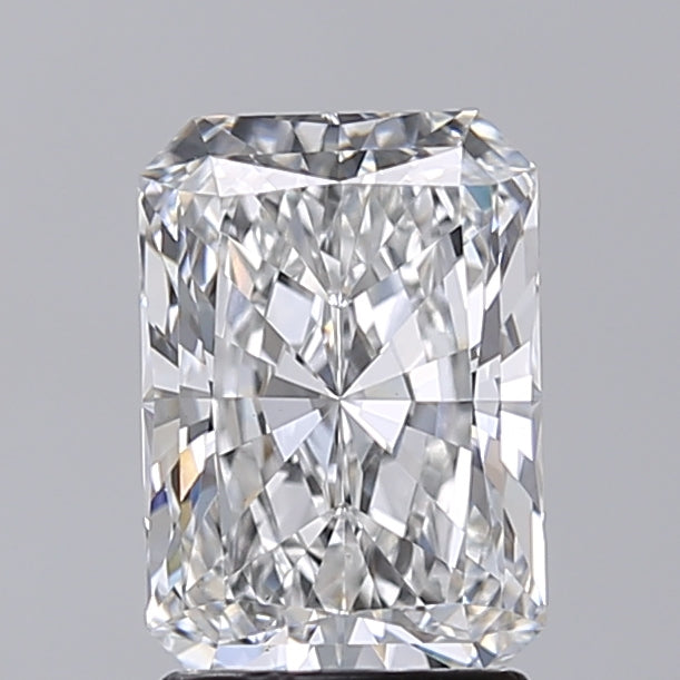 2.03 Carat Radiant Shaped, Ideal Cut, E Color, VS1 Clarity, IGI Certified Lab Grown Diamond