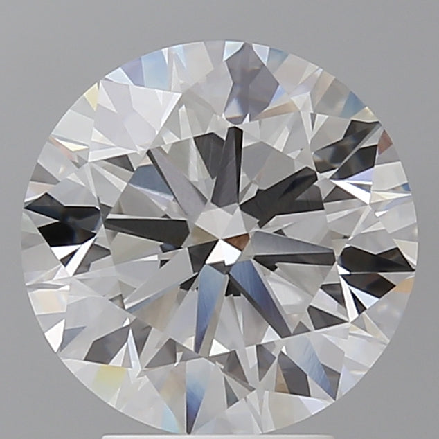 4.00 Carat Round Shaped, Excellent Cut, E Color, VVS2 Clarity, IGI Certified Lab Grown Diamond