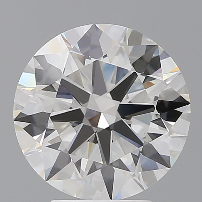 4.08 Carat Round Shaped, Ideal Cut, F Color, VVS2 Clarity, IGI Certified Lab Grown Diamond