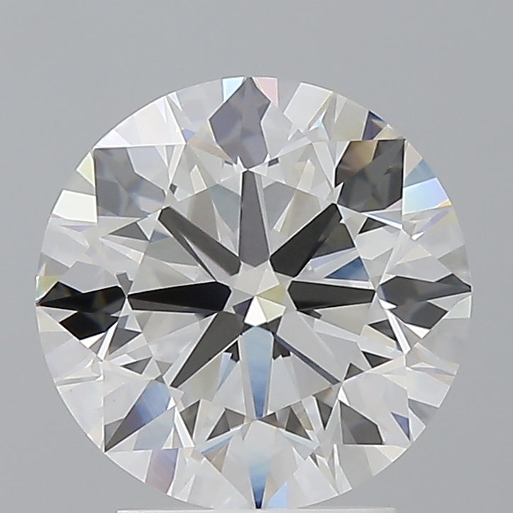 3.10 Carat Round Shaped, Ideal Cut, E Color, VVS2 Clarity, IGI Certified Lab Grown Diamond