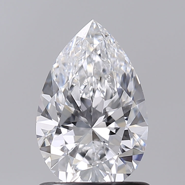 1.00 Carat Pear Shaped, Excellent Cut, D Color, VVS1 Clarity, IGI Certified Lab Grown Diamond