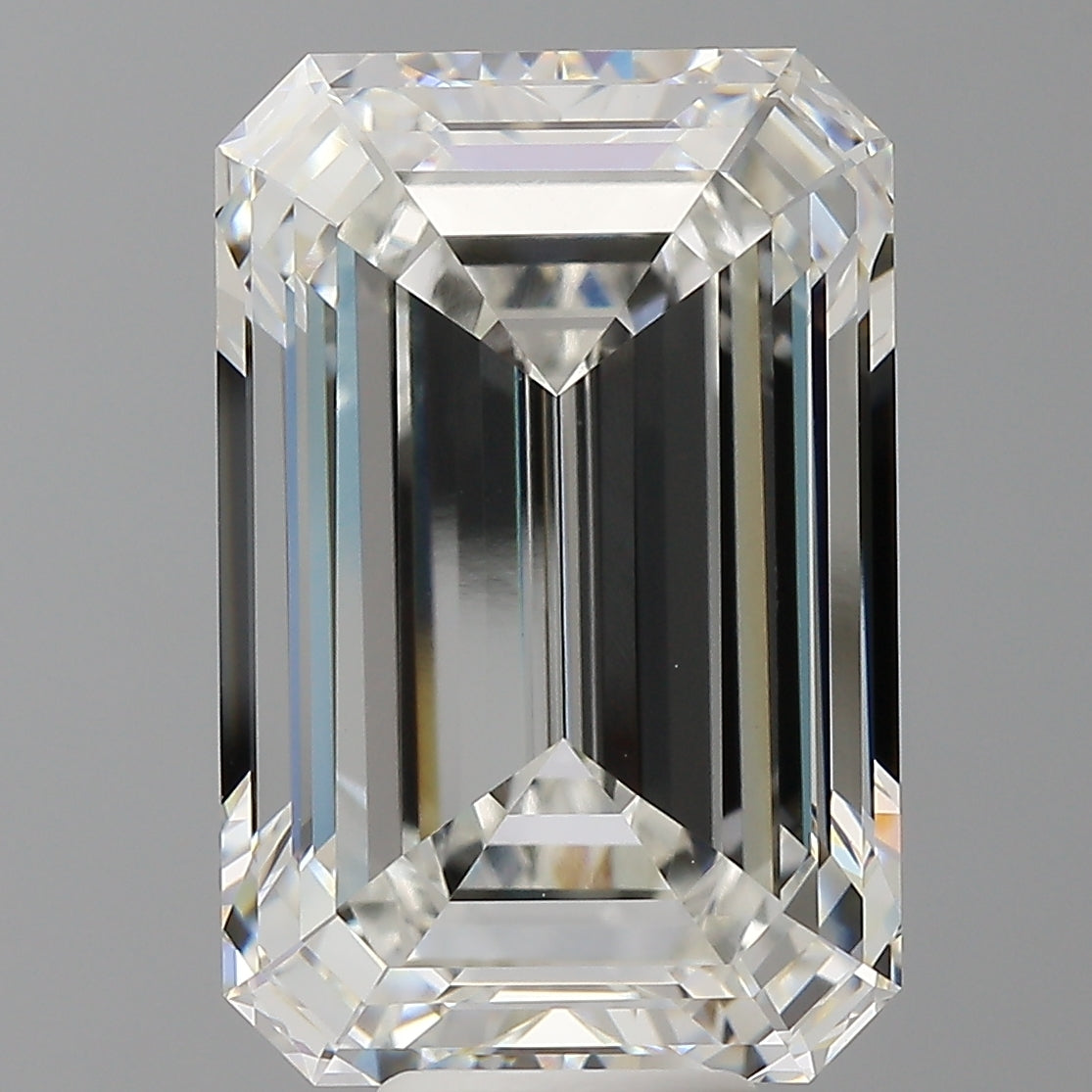 11.59 Carat Emerald Shaped, Ideal Cut, F Color, VVS2 Clarity, IGI Certified Lab Grown Diamond