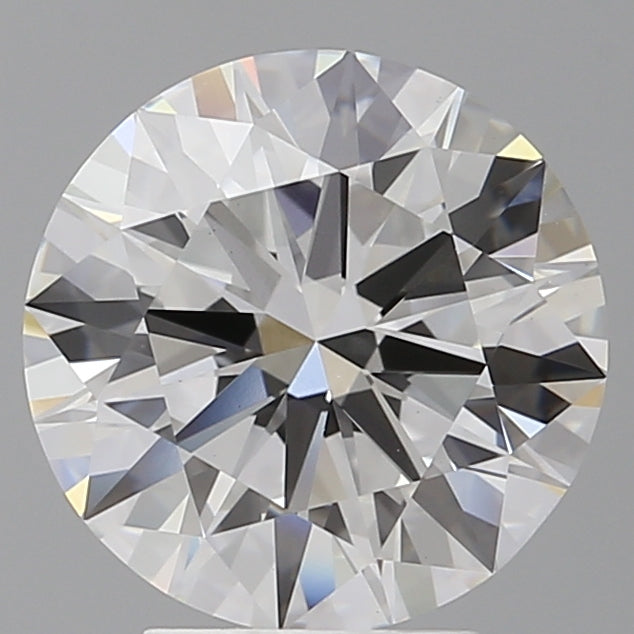 4.03 Carat Round Shaped, Ideal Cut, F Color, VVS2 Clarity, IGI Certified Lab Grown Diamond