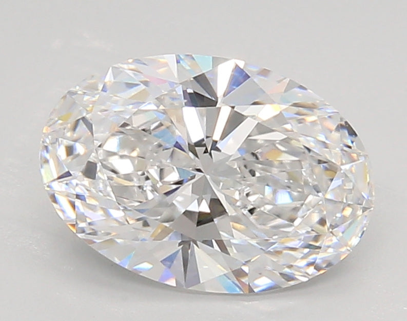 2.05 Carat Oval Shaped, Ideal Cut, D Color, VVS2 Clarity, GIA Certified Lab Grown Diamond