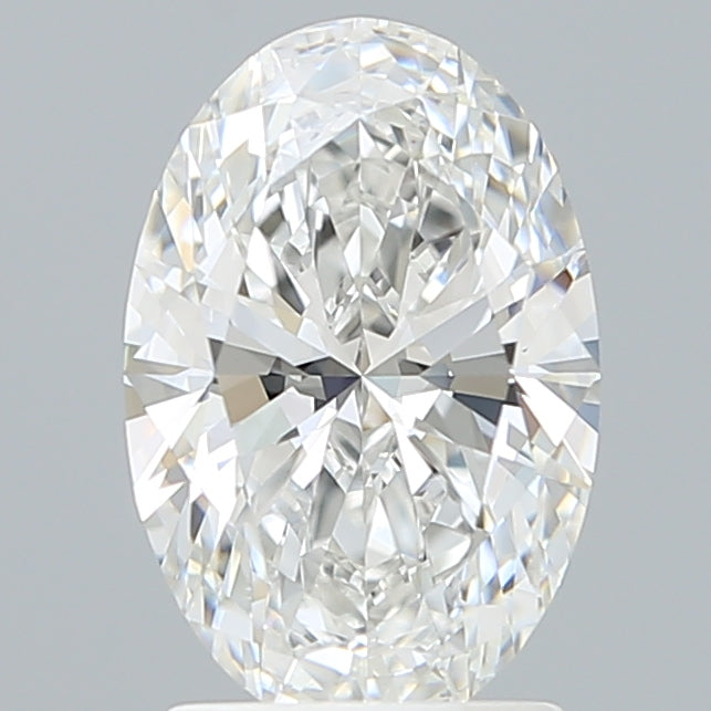 2.10 Carat Oval Shaped, Ideal Cut, E Color, VVS1 Clarity, IGI Certified Lab Grown Diamond