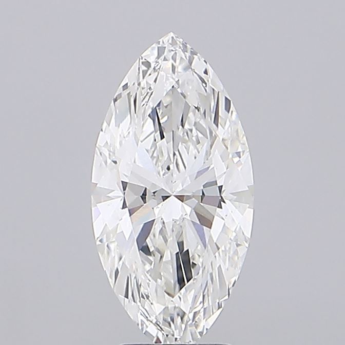 3.09 Carat Marquise Shaped, Ideal Cut, G Color, VS2 Clarity, IGI Certified Lab Grown Diamond