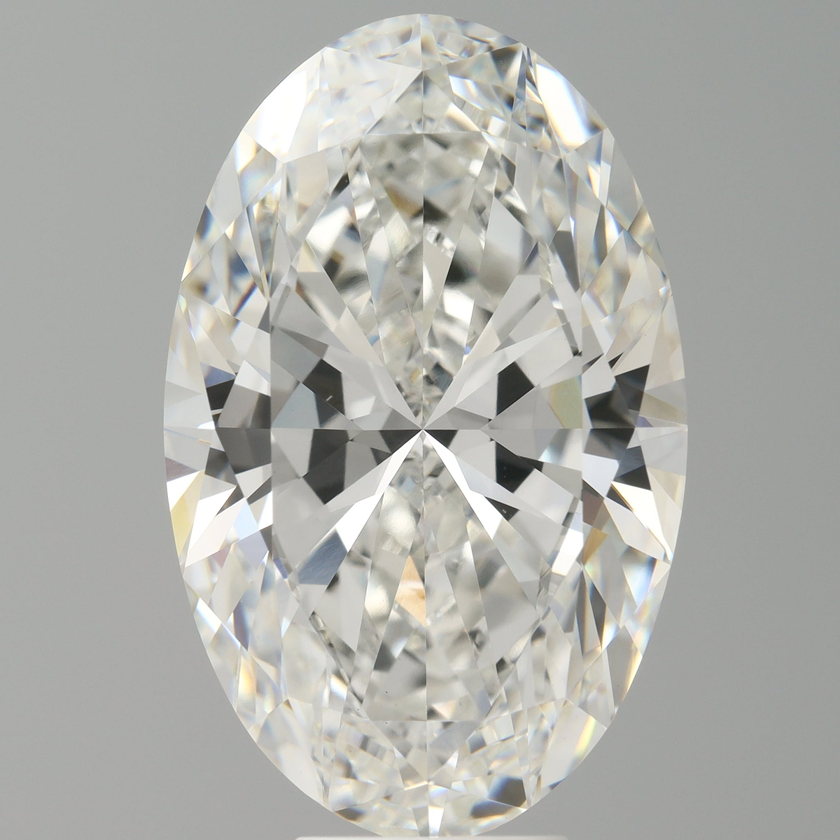 9.10 Carat Oval Shaped, Ideal Cut, F Color, VVS2 Clarity, IGI Certified Lab Grown Diamond