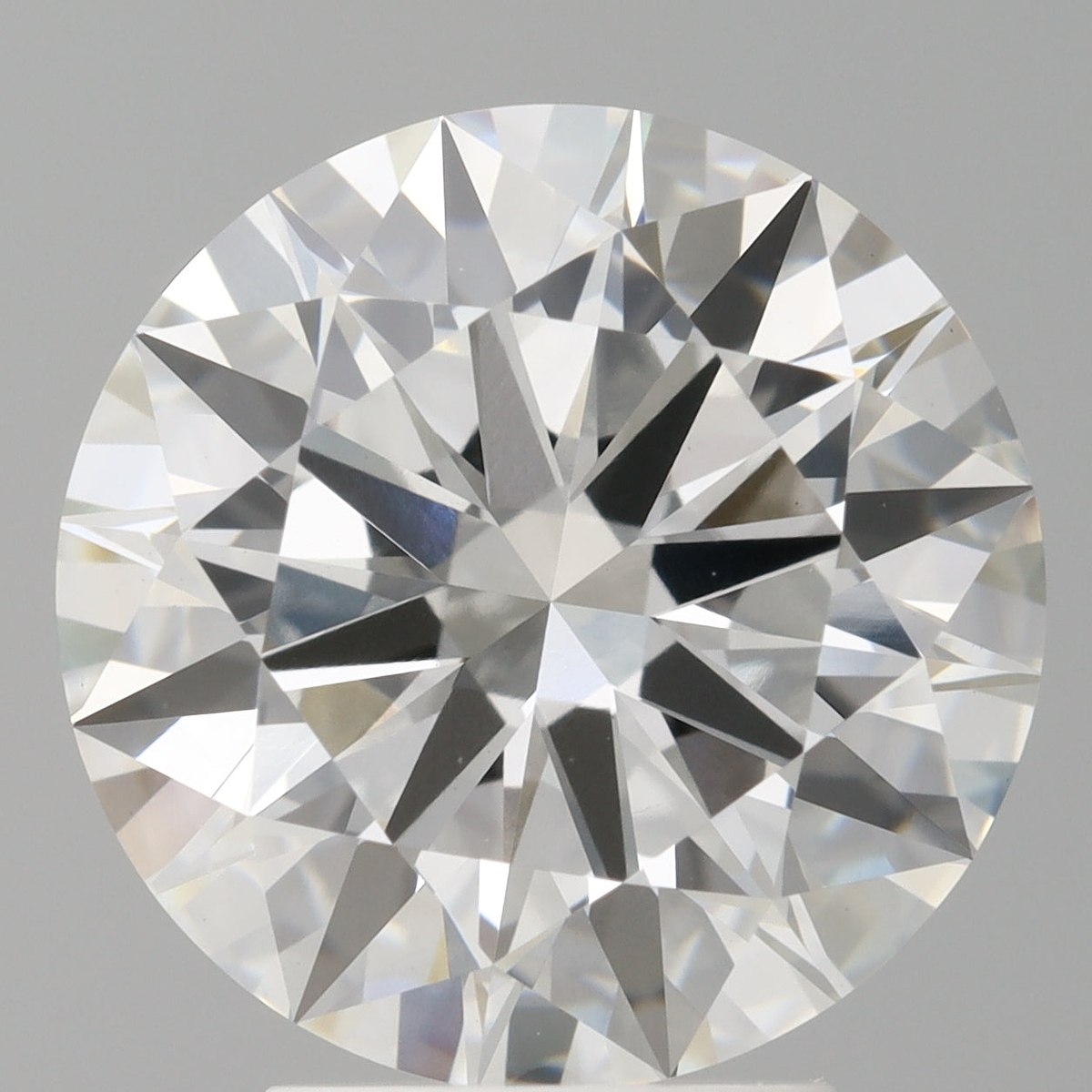 4.05 Carat Round Shaped, Ideal Cut, F Color, VVS2 Clarity, IGI Certified Lab Grown Diamond
