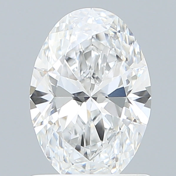 1.10 Carat Oval Shaped, Ideal Cut, D Color, VVS2 Clarity, IGI Certified Lab Grown Diamond