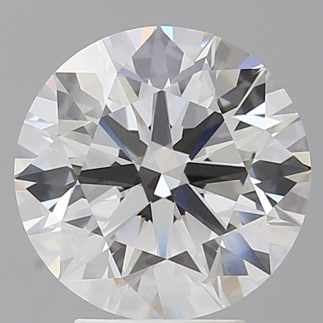 4.10 Carat Round Shaped, Ideal Cut, E Color, VVS2 Clarity, IGI Certified Lab Grown Diamond