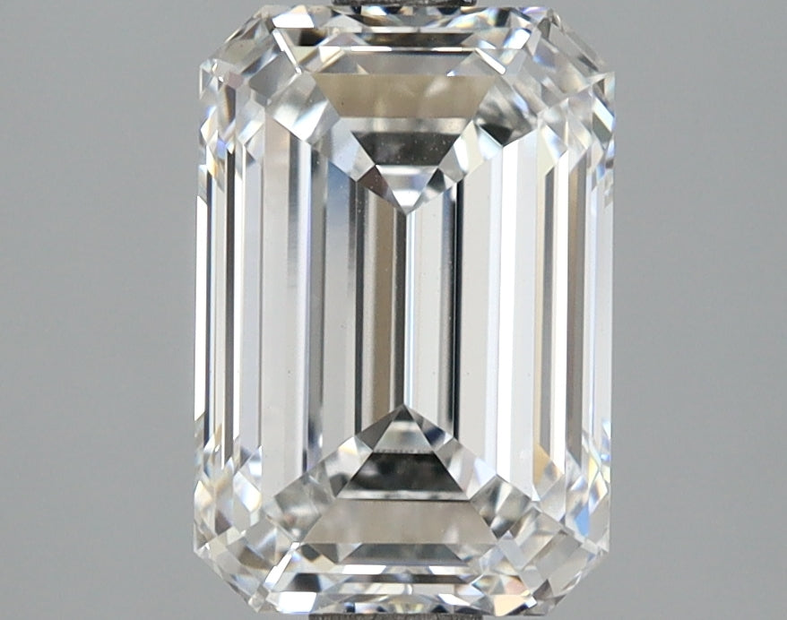 2.59 Carat Emerald Shaped, Ideal Cut, D Color, VS1 Clarity, IGI Certified Lab Grown Diamond