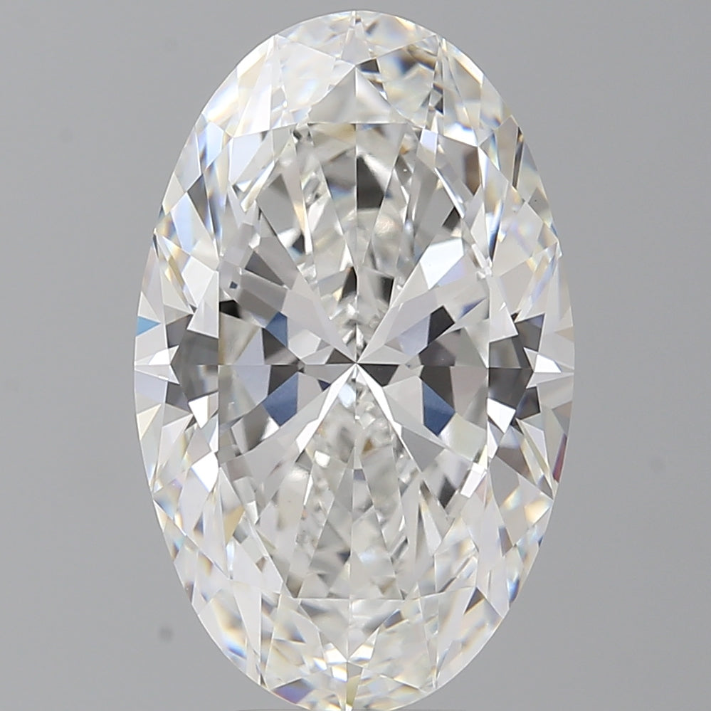 8.02 Carat Oval Shaped, Ideal Cut, F Color, VVS2 Clarity, IGI Certified Lab Grown Diamond
