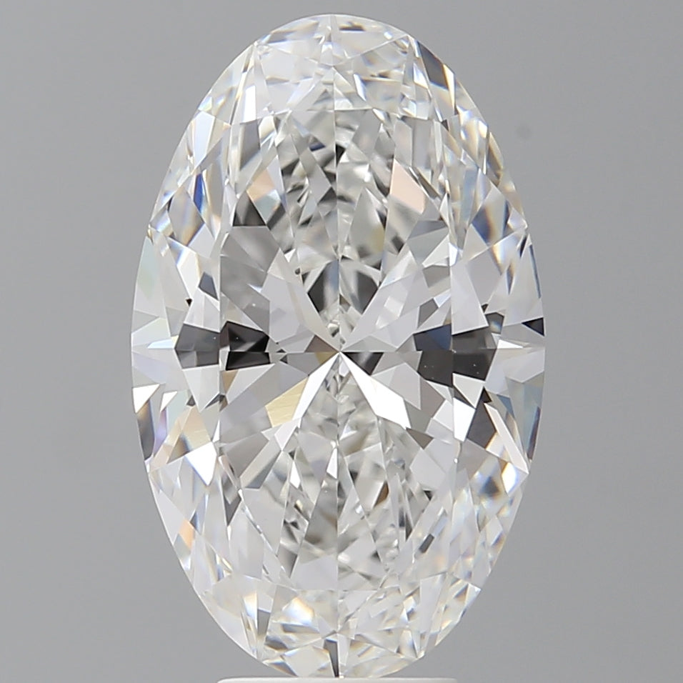 6.58 Carat Oval Shaped, Ideal Cut, E Color, VVS2 Clarity, IGI Certified Lab Grown Diamond