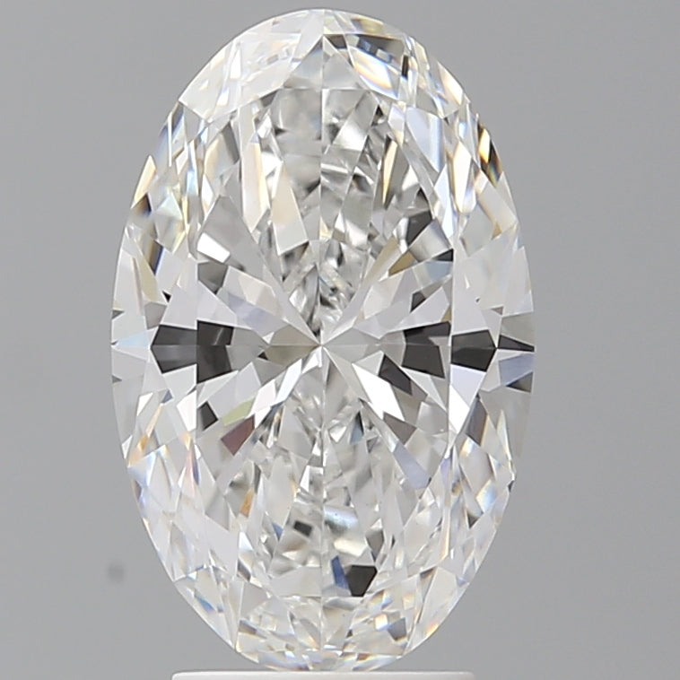 3.53 Carat Oval Shaped, Ideal Cut, E Color, VVS2 Clarity, IGI Certified Lab Grown Diamond