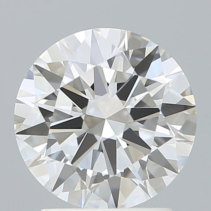 2.01 Carat Round Shaped, Excellent Cut, E Color, VVS2 Clarity, IGI Certified Lab Grown Diamond