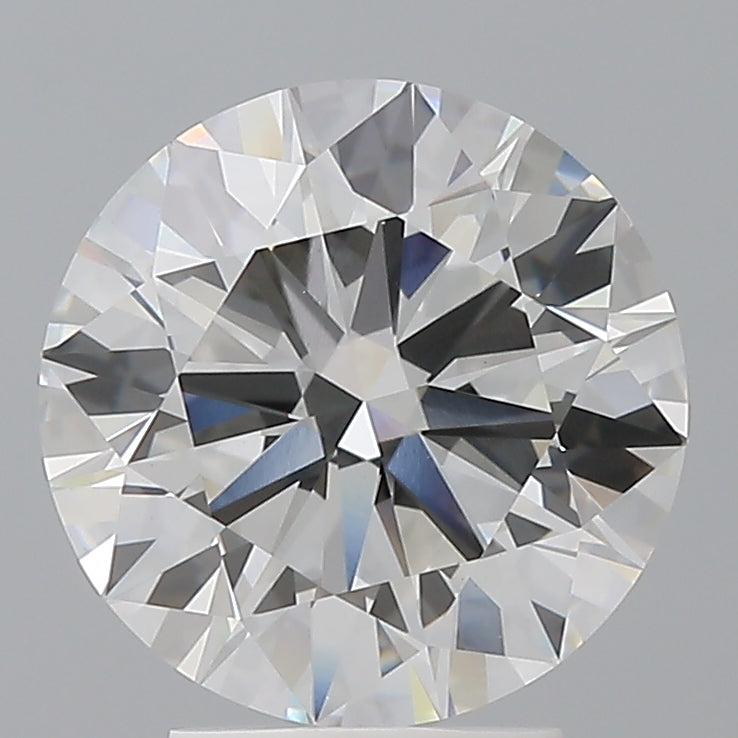 3.55 Carat Round Shaped, Ideal Cut, F Color, VVS2 Clarity, IGI Certified Lab Grown Diamond