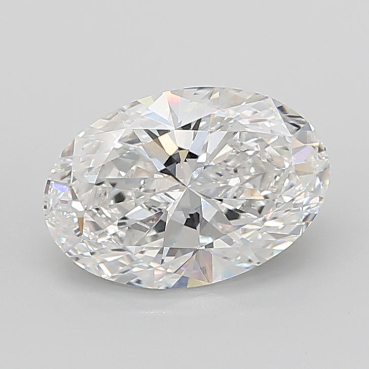 6.07 Carat Oval Shaped, Ideal Cut, E Color, VVS2 Clarity, IGI Certified Lab Grown Diamond