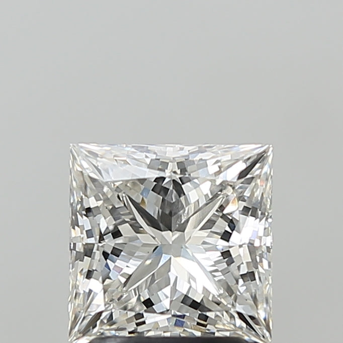 2.10 Carat Princess Shaped, Ideal Cut, G Color, VS1 Clarity, IGI Certified Lab Grown Diamond