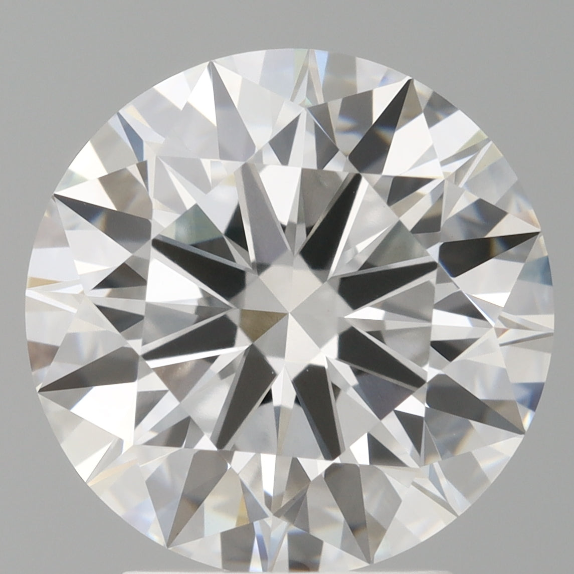 3.09 Carat Round Shaped, Ideal Cut, E Color, VVS2 Clarity, IGI Certified Lab Grown Diamond