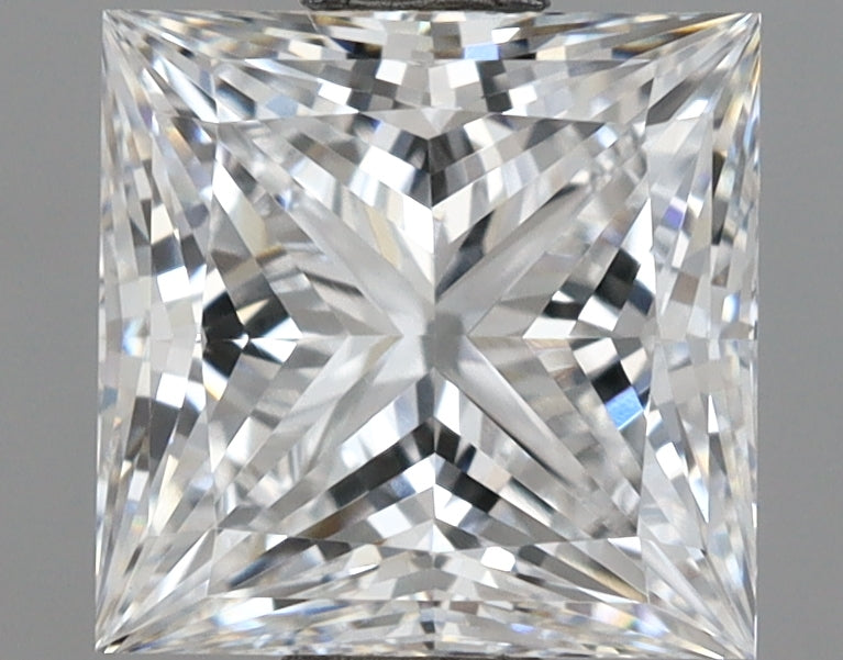 1.52 Carat Princess Shaped, Ideal Cut, D Color, VVS1 Clarity, IGI Certified Lab Grown Diamond