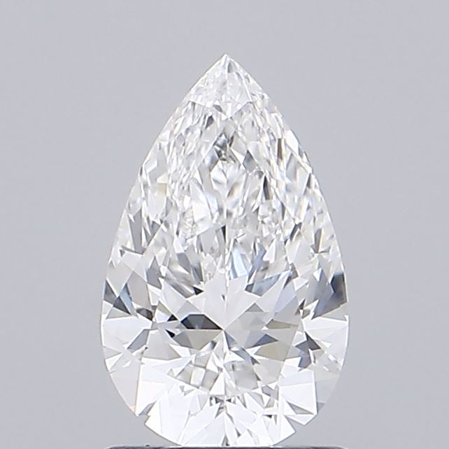 1.07 Carat Pear Shaped, Ideal Cut, E Color, VVS2 Clarity, IGI Certified Lab Grown Diamond