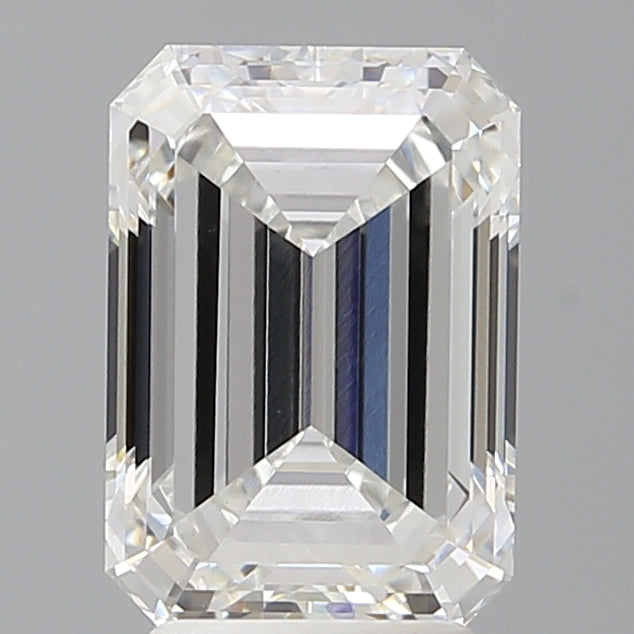 3.58 Carat Emerald Shaped, Ideal Cut, E Color, VVS2 Clarity, IGI Certified Lab Grown Diamond