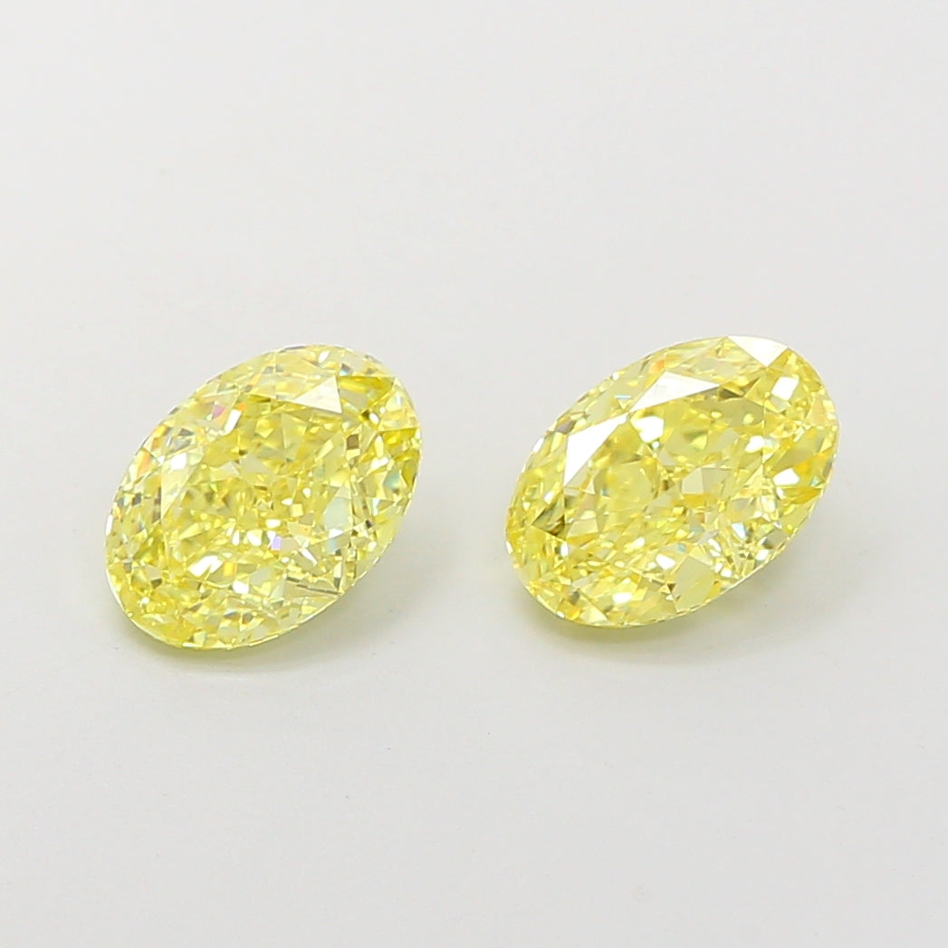 1.59 Carat Oval Shaped, Excellent Cut, VVS2 Clarity, IGI Certified Lab Grown Diamond