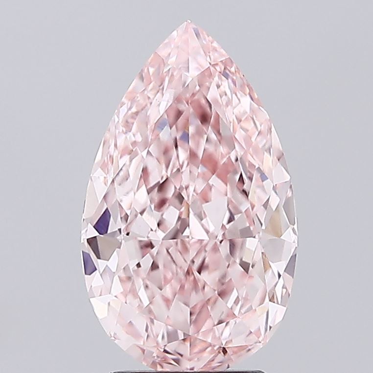 3.12 Carat Pear Shaped, Ideal Cut, VS1 Clarity, IGI Certified Lab Grown Diamond
