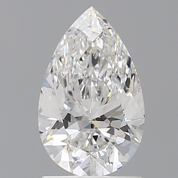 1.55 Carat Pear Shaped, Ideal Cut, E Color, VVS2 Clarity, IGI Certified Lab Grown Diamond