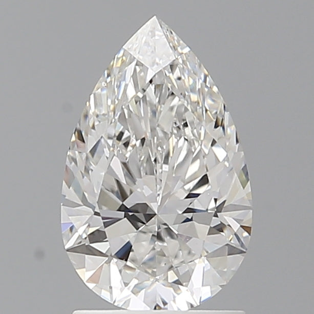 1.59 Carat Pear Shaped, Ideal Cut, E Color, VVS2 Clarity, IGI Certified Lab Grown Diamond