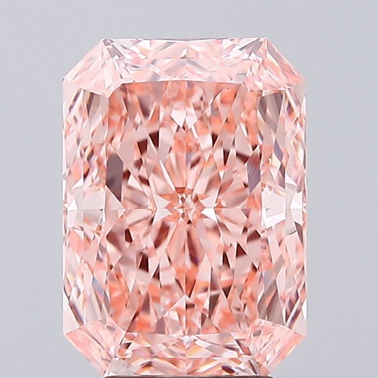 3.61 Carat Radiant Shaped, Excellent Cut, VVS2 Clarity, IGI Certified Lab Grown Diamond