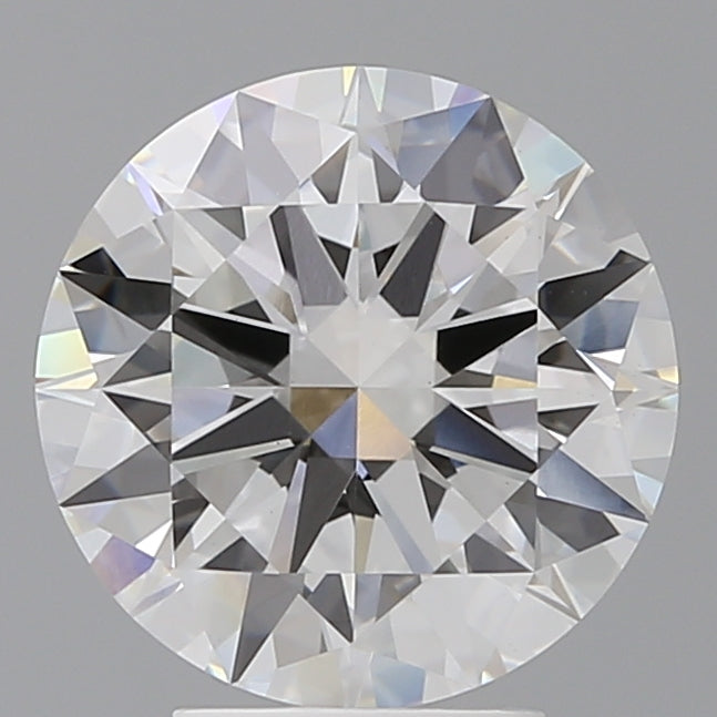 4.03 Carat Round Shaped, Excellent Cut, F Color, VVS2 Clarity, IGI Certified Lab Grown Diamond