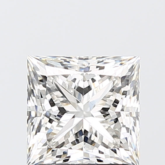 2.09 Carat Princess Shaped, Ideal Cut, F Color, VS1 Clarity, IGI Certified Lab Grown Diamond