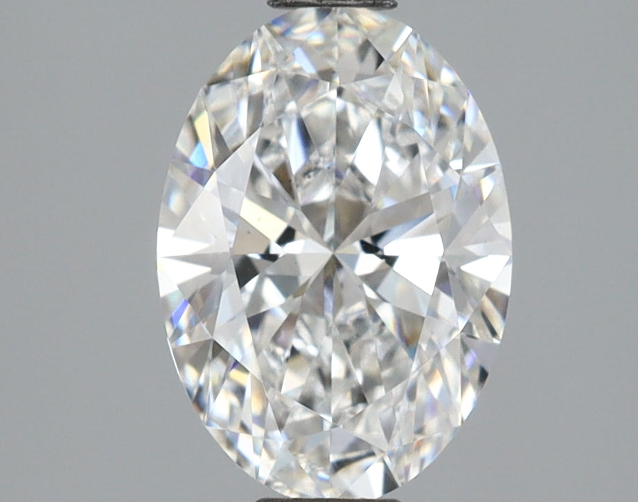 1.57 Carat Oval Shaped, Ideal Cut, D Color, VS2 Clarity, IGI Certified Lab Grown Diamond