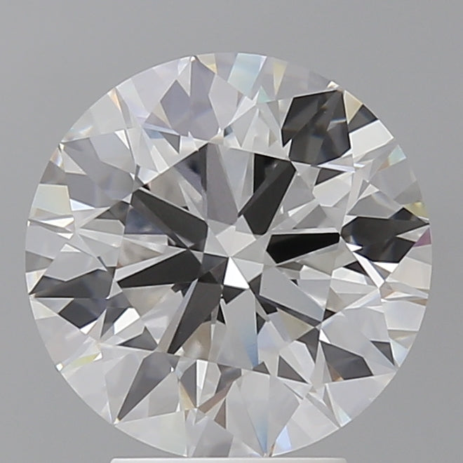 4.03 Carat Round Shaped, Ideal Cut, E Color, VVS2 Clarity, IGI Certified Lab Grown Diamond